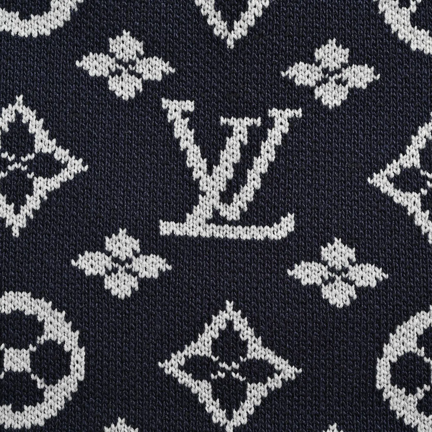 Louis Vuitton/Louis Vuitton full-frame old flower jacquard knitted shorts